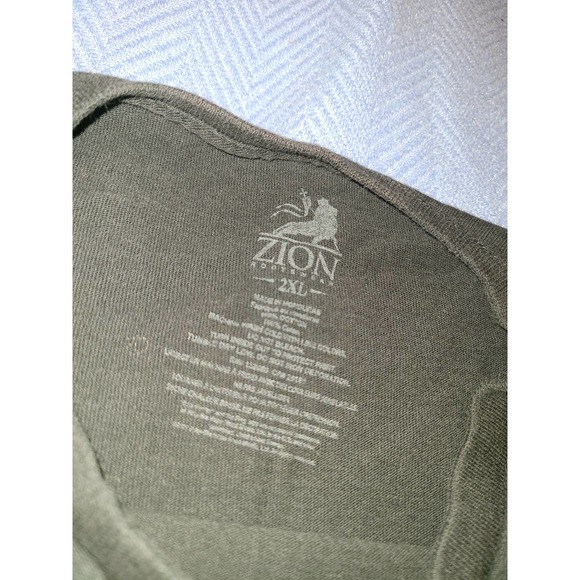 Zion Rootswear Bob Marley T-Shirt Mens Size 2XL Black Crew Neck Short Sleeve (M) - Picture 3 of 4